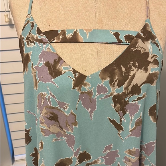 Peach Love California Backless Dress - Aqua and Brown - Picture 2 of 5